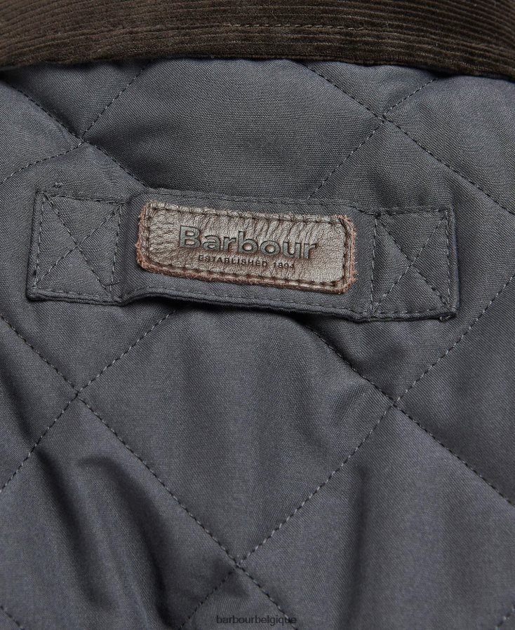 vêtements Barbour veste matelassée horsley tartan bleu marine/rivière bouleau Hommes T2L6ZP155