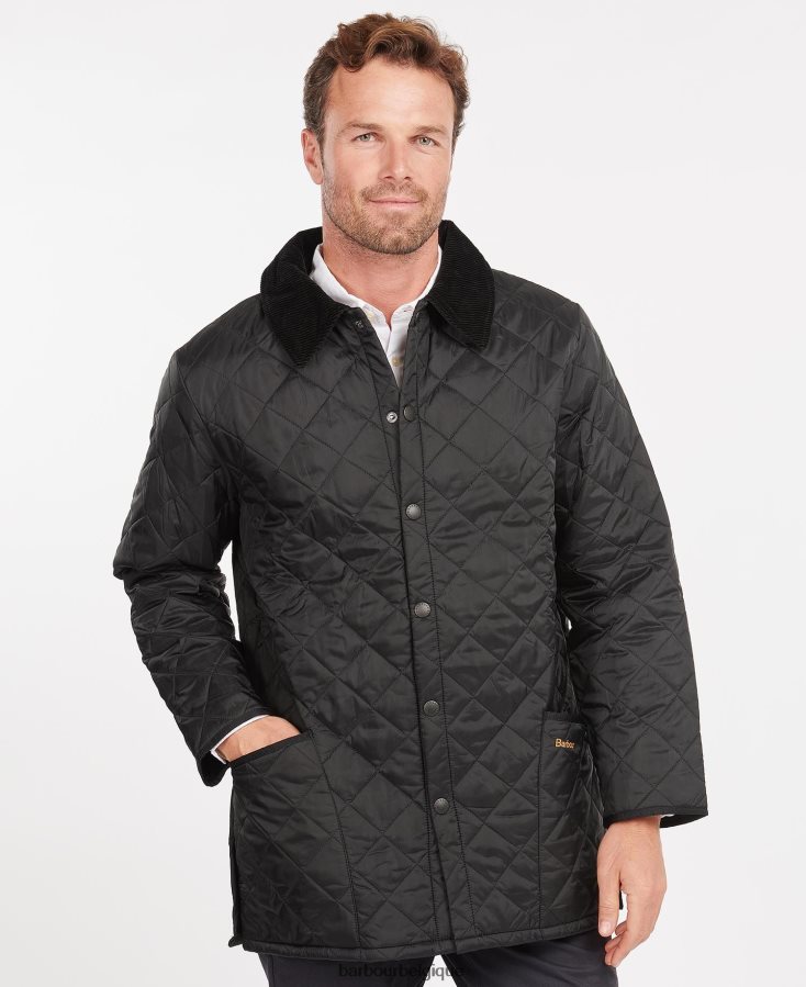 vêtements Barbour veste matelassée liddesdale noir Hommes T2L6ZP87