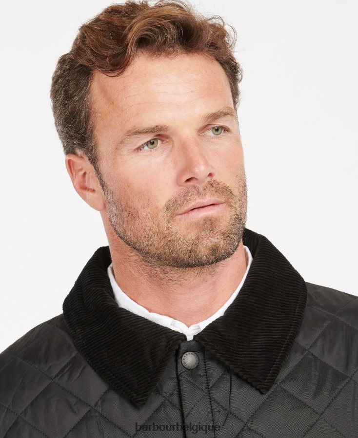 vêtements Barbour veste matelassée liddesdale noir Hommes T2L6ZP87
