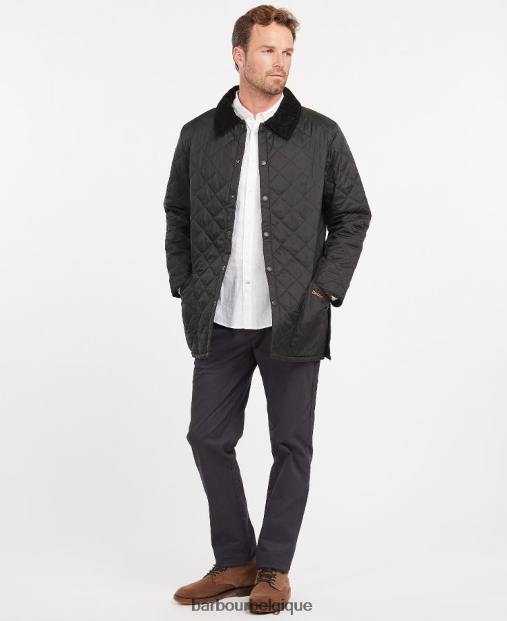 vêtements Barbour veste matelassée liddesdale noir Hommes T2L6ZP87