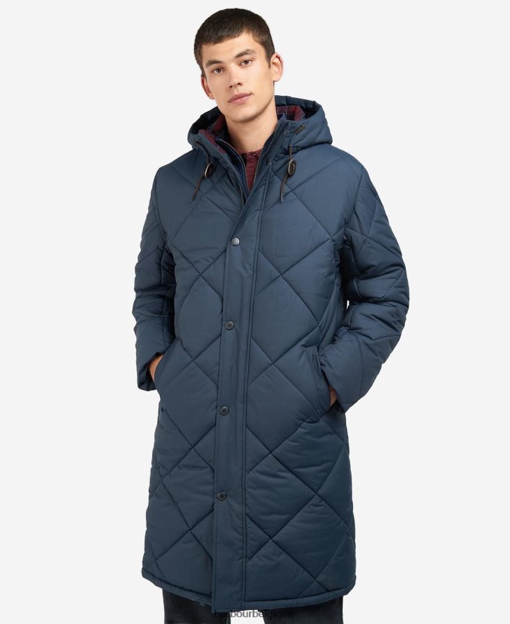 vêtements Barbour veste matelassée melbury noir/cordouan Hommes T2L6ZP166