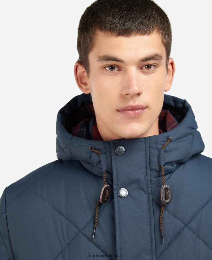 vêtements Barbour veste matelassée melbury noir/cordouan Hommes T2L6ZP166