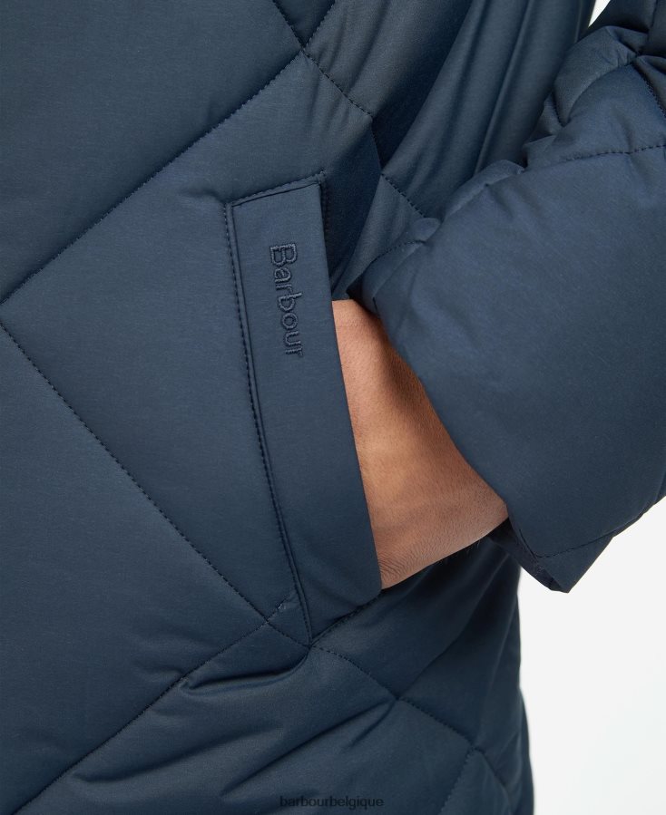 vêtements Barbour veste matelassée melbury noir/cordouan Hommes T2L6ZP166