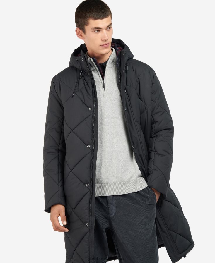 vêtements Barbour veste matelassée melbury noir/cordouan Hommes T2L6ZP167