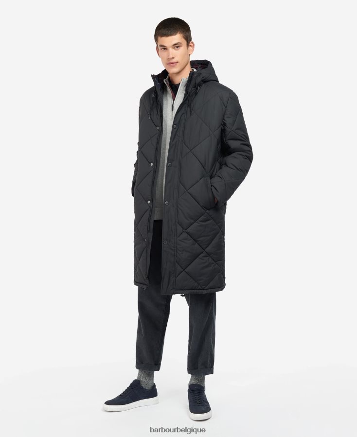 vêtements Barbour veste matelassée melbury noir/cordouan Hommes T2L6ZP167