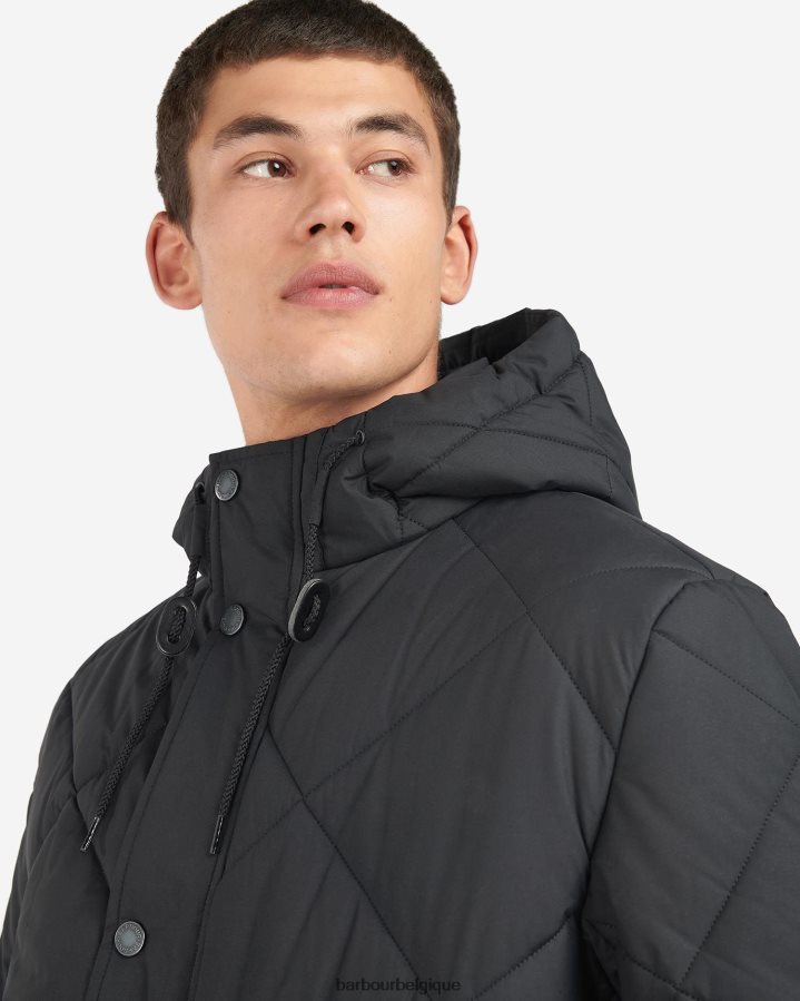 vêtements Barbour veste matelassée melbury noir/cordouan Hommes T2L6ZP167