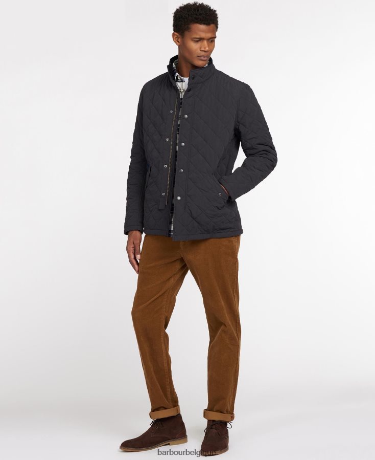 vêtements Barbour veste matelassée pelletier olive foncé Hommes T2L6ZP80