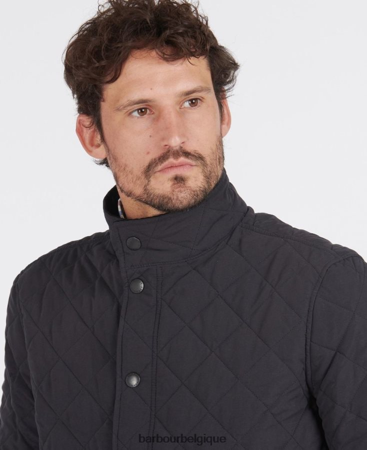 vêtements Barbour veste matelassée pelletier olive foncé Hommes T2L6ZP80