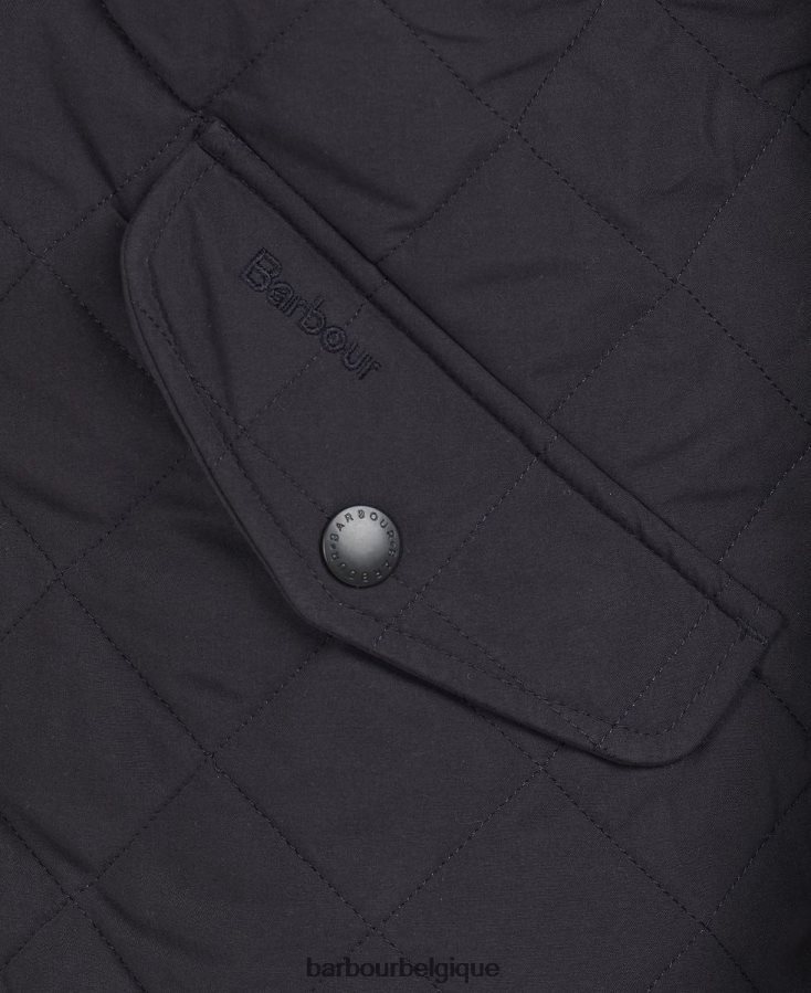 vêtements Barbour veste matelassée pelletier olive foncé Hommes T2L6ZP80