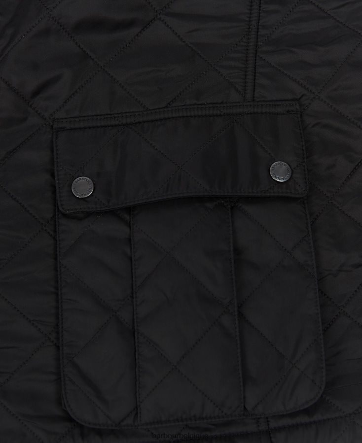 vêtements Barbour veste matelassée polaire tourer ariel charbon Hommes T2L6ZP117