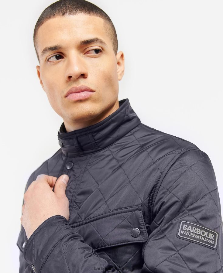 vêtements Barbour veste matelassée polaire tourer ariel charbon Hommes T2L6ZP120