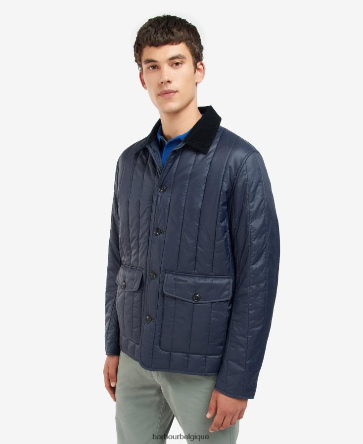 vêtements Barbour veste matelassée pooley marine classique Hommes T2L6ZP133