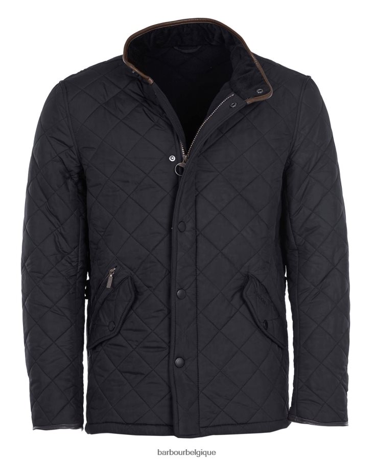 vêtements Barbour veste matelassée powell marine Hommes T2L6ZP73