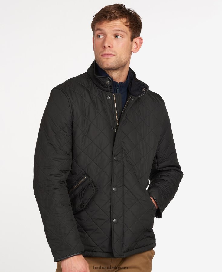 vêtements Barbour veste matelassée powell marine Hommes T2L6ZP76