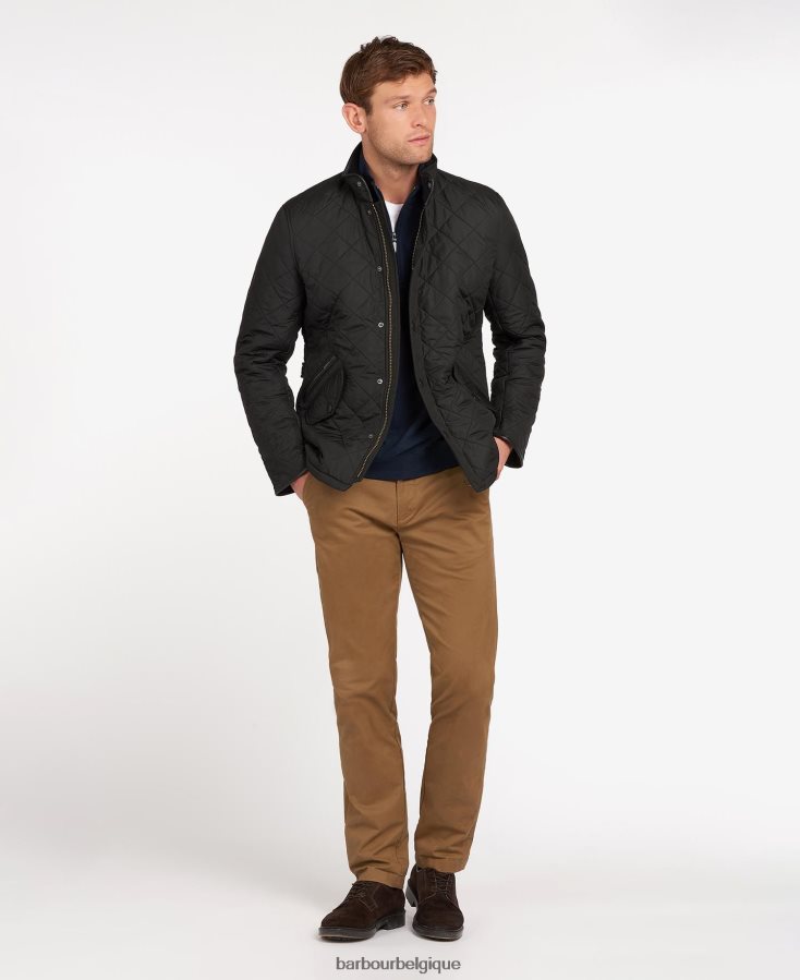 vêtements Barbour veste matelassée powell marine Hommes T2L6ZP76