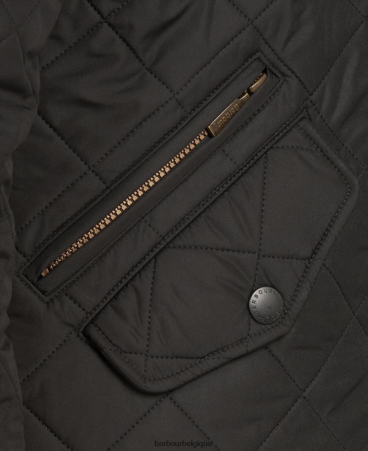 vêtements Barbour veste matelassée powell marine Hommes T2L6ZP76