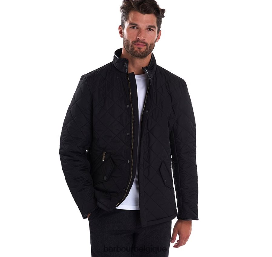 vêtements Barbour veste matelassée powell marine Hommes T2L6ZP76
