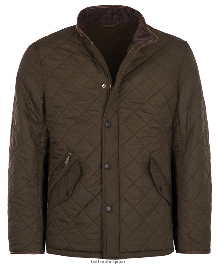vêtements Barbour veste matelassée powell marine Hommes T2L6ZP83