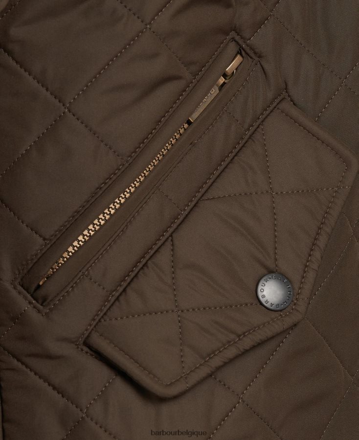 vêtements Barbour veste matelassée powell marine Hommes T2L6ZP83