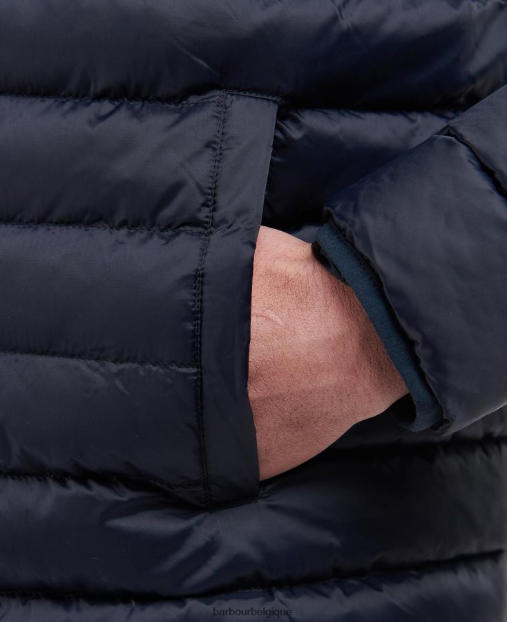 vêtements Barbour veste matelassée racer impeller marine Hommes T2L6ZP122