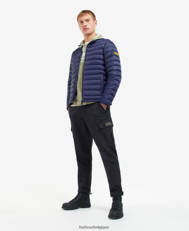 vêtements Barbour veste matelassée racer impeller noir Hommes T2L6ZP151