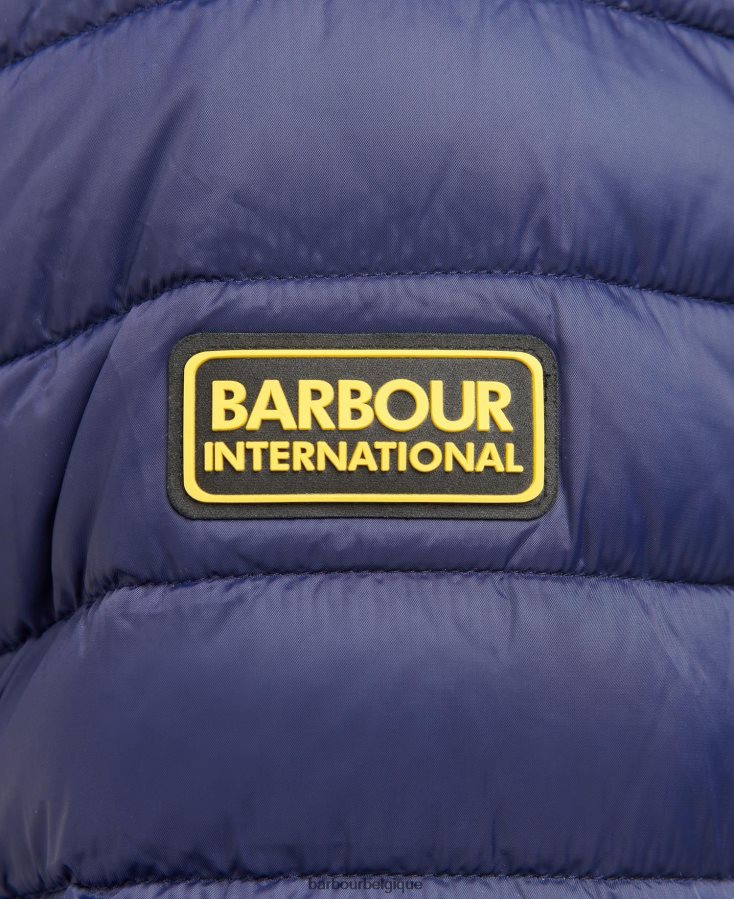 vêtements Barbour veste matelassée racer impeller noir Hommes T2L6ZP151