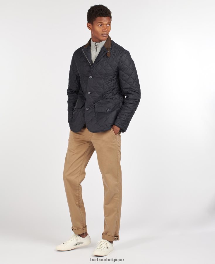 vêtements Barbour veste matelassée sander marine Hommes T2L6ZP99