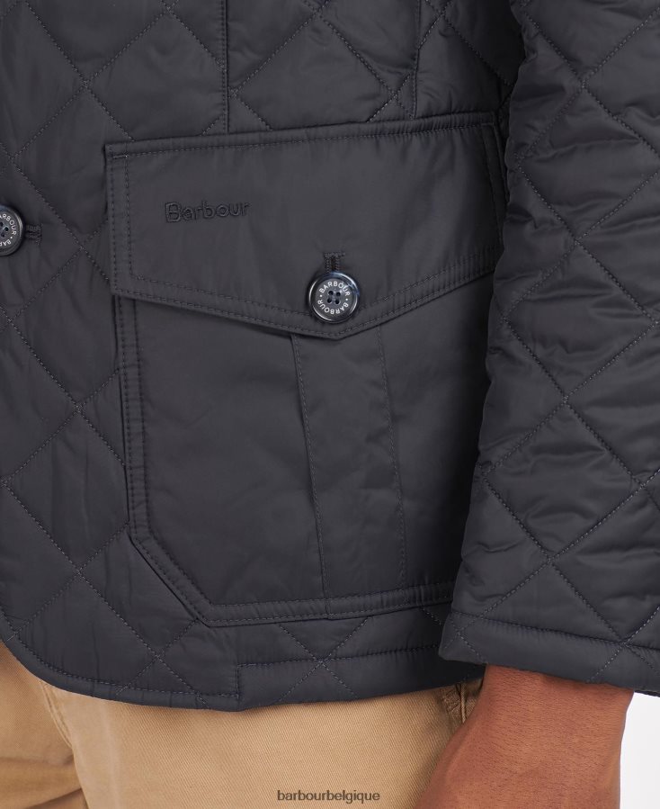 vêtements Barbour veste matelassée sander marine Hommes T2L6ZP99