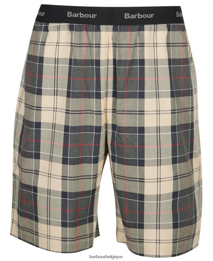 vêtements Barbour ensemble pyjama bailes tartan marine d\'été Hommes T2L6ZP1240