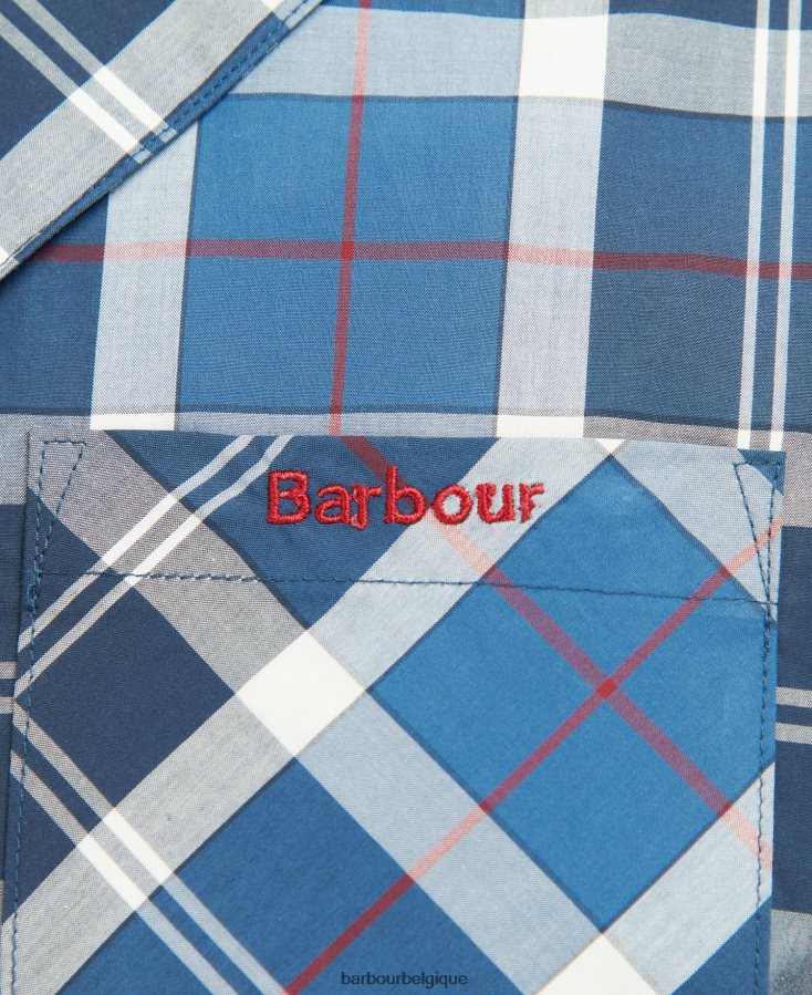vêtements Barbour ensemble pyjama carlisle tartan marine d\'été Hommes T2L6ZP1244