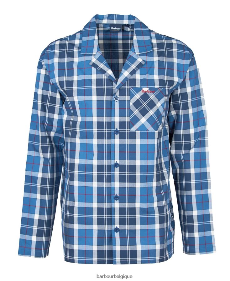 vêtements Barbour ensemble pyjama carlisle tartan marine d\'été Hommes T2L6ZP1244