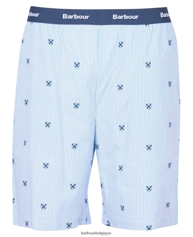 vêtements Barbour ensemble pyjama hilson bleu classique Hommes T2L6ZP1239