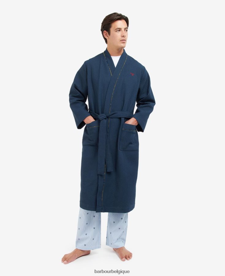 vêtements Barbour robe de nuit hadrienne marine classique Hommes T2L6ZP1238