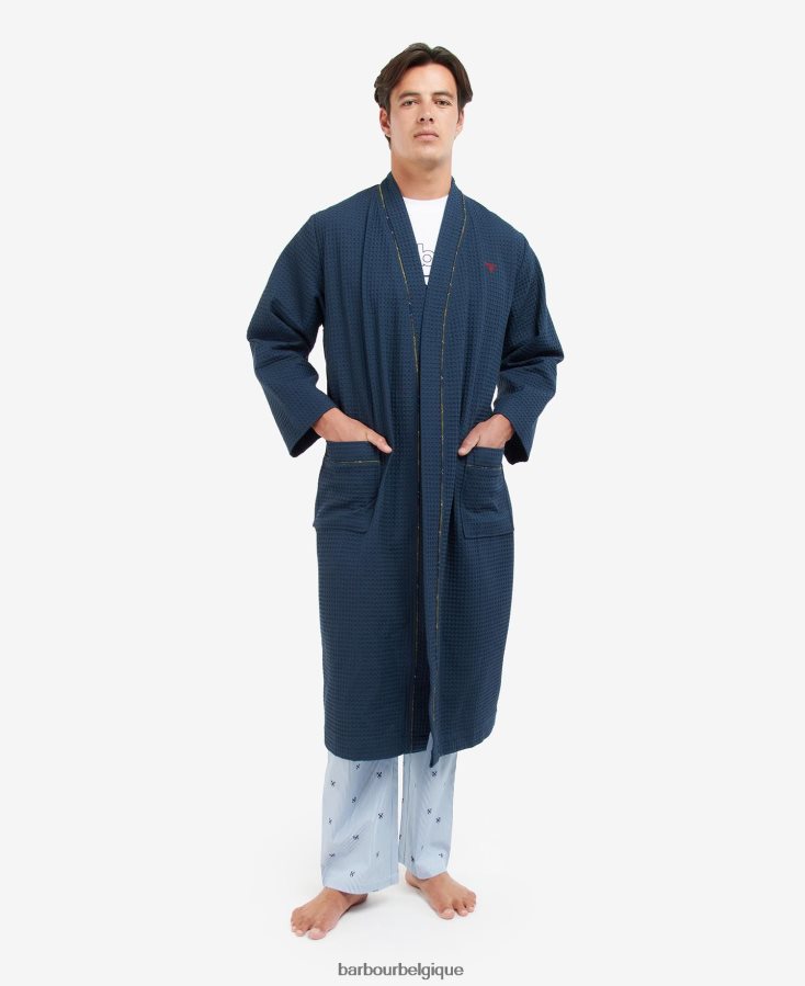 vêtements Barbour robe de nuit hadrienne marine classique Hommes T2L6ZP1238